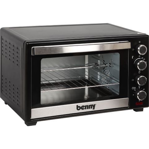 Lò Nướng Benny BO-30TL 30 Lít 1600W - Thiết Kế Hiện Đại, Nướng Kép Thông Minh, Dễ Dàng Sử Dụng, Máy Nướng Đồ Ăn Chất Lượng Cao