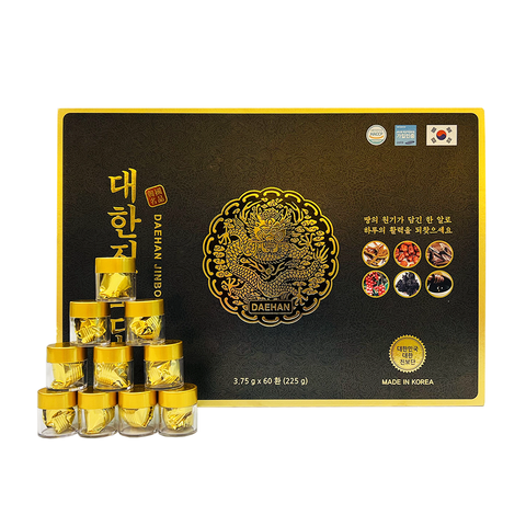 An Cung Trầm Hương Rồng Vàng Daehan Cao Cấp - Hỗ Trợ Hoạt Huyết, Điều Hòa Huyết Áp, Bồi Bổ Sức Khỏe, Hộp 60 Viên
