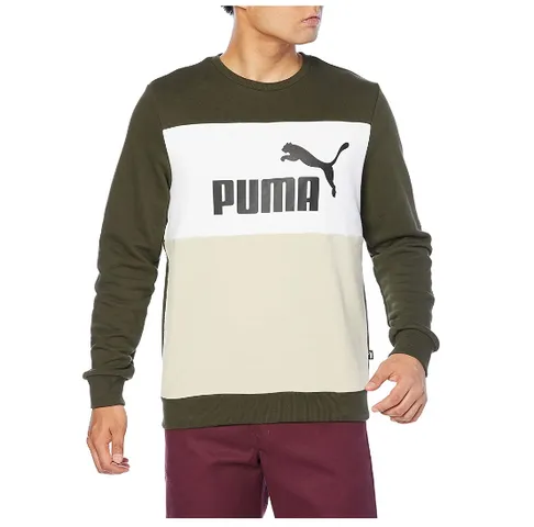 Áo nỉ nam Puma ESS + Block Crew -849561-64 phối màu