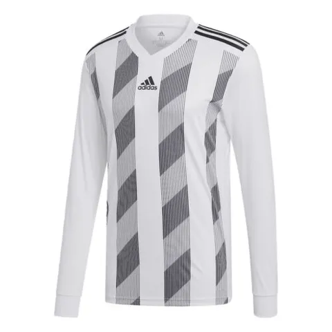 Áo thể thao nam Adidas Striped 19 T-shirt Football White/Grey DP3210