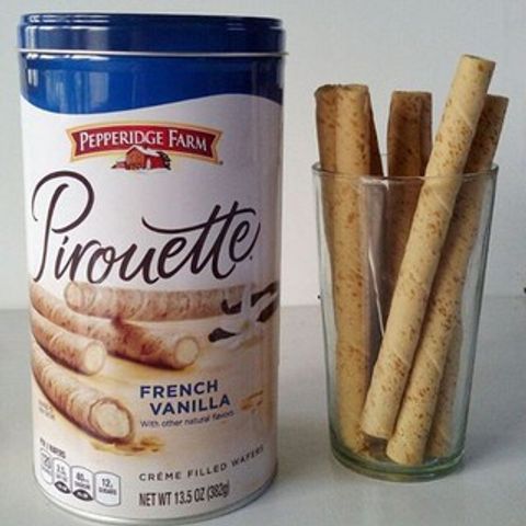 Bánh ốc quế Pepperidge Farm Wafers hộp thiếc 382g - Bánh giòn thơm ngon, món ăn vặt hoàn hảo, quà tặng dịp lễ Tết