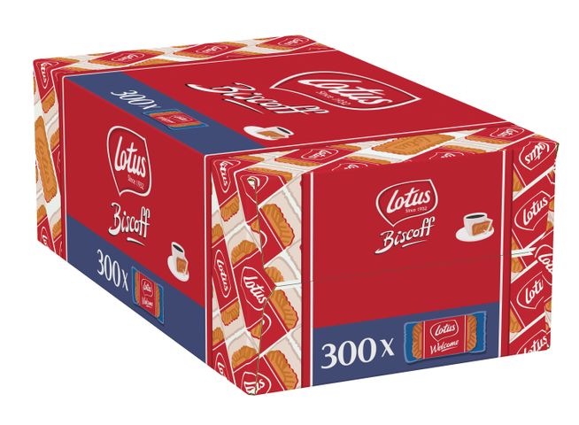 Bánh Quy Cao Cấp Lotus Biscoff Đức - Hộp 300 Chiếc Giòn Tan, Đậm Vị Cà Phê và Quế - Quà Tặng Tuyệt Vời cho Người Thân