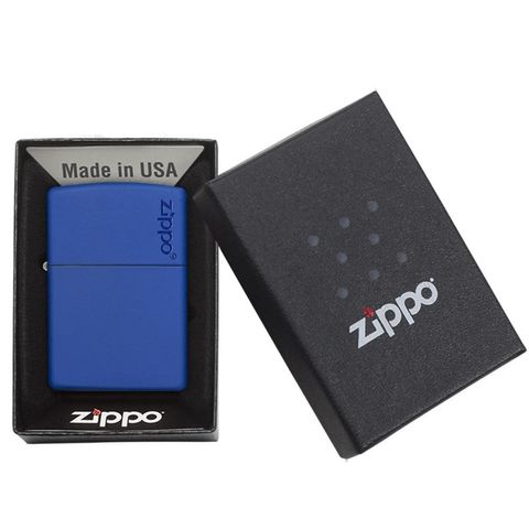 Bật Lửa Zippo 229ZL Royal Blue Matte - Bật Lửa Chất Lượng, Thiết Kế Sang Trọng, Phù Hợp Quà Tặng, Chất Liệu Đồng Thau Chắc Chắn