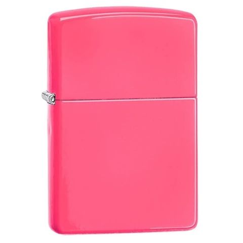 Bật Lửa Zippo 28886 Neon Pink Matte - Bật Lửa Chất Liệu Đồng Bền Bỉ, Màu Hồng Rực Rỡ, Đồ Trang Trí Sang Trọng và Quà Tặng ý Nghĩa