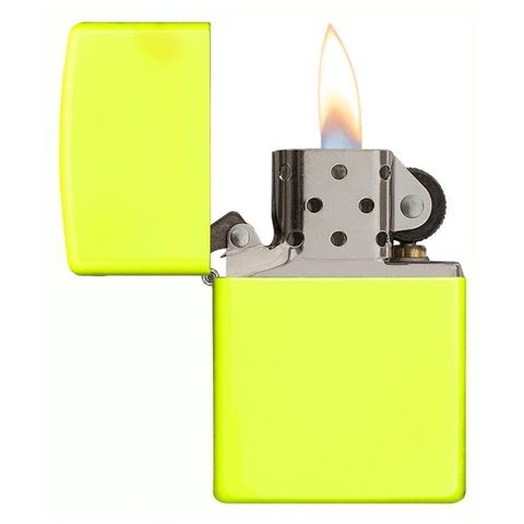 Bật Lửa Zippo 28887 Neon Yellow Matte - Bật Lửa Sơn Tĩnh Điện Bền Bỉ, Thiết Kế Độc Đáo, Hộp Quà Tặng Chính Hãng