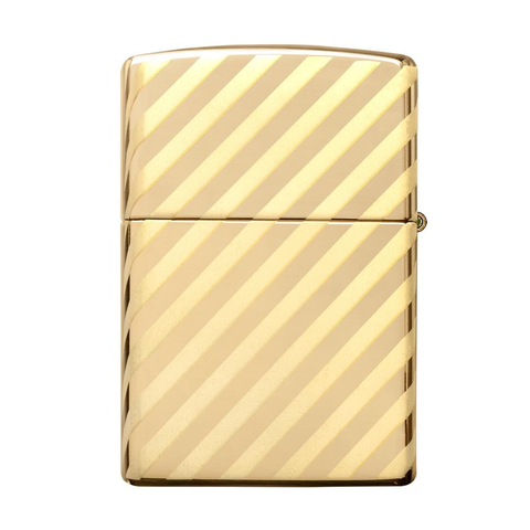 Bật Lửa Zippo 49075 Vintage - Bật Lửa Tái Chế Đồng Thau, Thiết Kế Cổ Điển, Dùng Lại Suốt Đời, Quà Tặng Fan Zippo