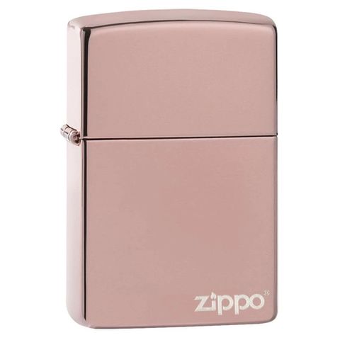 Bật Lửa Zippo 49190ZL Vàng Hồng Cao Cấp - Thiết Kế Sang Trọng với Logo Zippo, Bền Bỉ và Độc Đáo cho Người Sử Dụng Yêu Thích