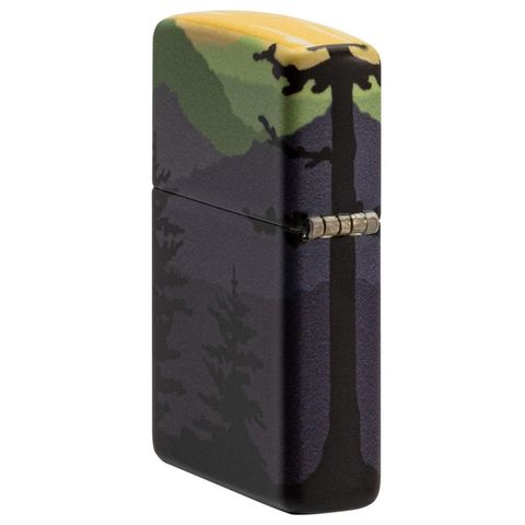 Bật Lửa Zippo 49482 Thiết Kế Cảnh Gấu - Quà Tặng Nghệ Thuật Dành Cho Người Yêu Thiên Nhiên