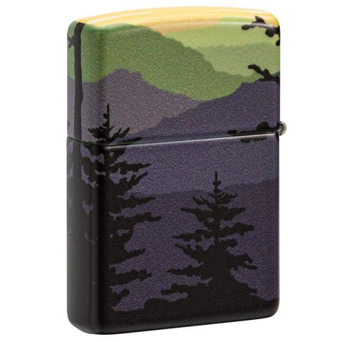Bật Lửa Zippo 49482 Thiết Kế Cảnh Gấu - Quà Tặng Nghệ Thuật Dành Cho Người Yêu Thiên Nhiên