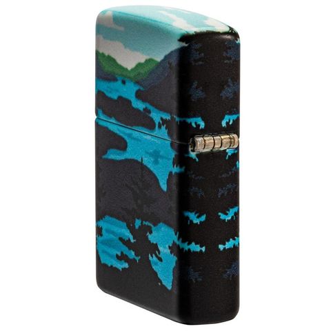 Bật Lửa Zippo 49483 Hươu Cảnh Quan Thiên Nhiên - Thiết Kế Chìm Đắm, Bền Bỉ, Quà Tặng Độc Đáo Cho Người Yêu Thích Thiên Nhiên