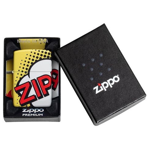 Bật Lửa Zippo 49533 Pop Art Design - Thiết Kế Cổ Điển Lấy Cảm Hứng Từ Phong Trào Nghệ Thuật Những Năm 50, Chất Liệu Đồng Thau Cao Cấp