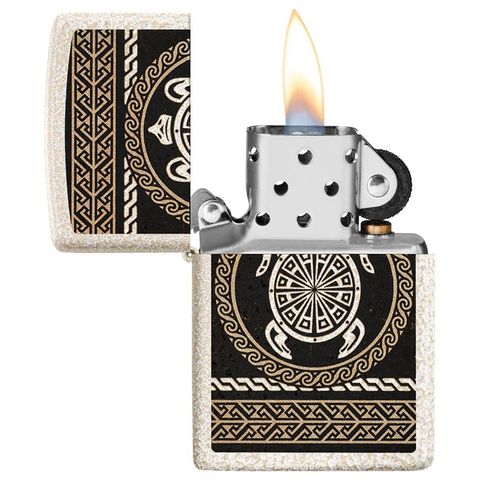 Bật Lửa Zippo 49665 Thiết Kế Hình Chú Rùa Biển - Đồng Thau Bền Bỉ, Sang Trọng, Quà Tặng Lịch Sự Chính Hãng