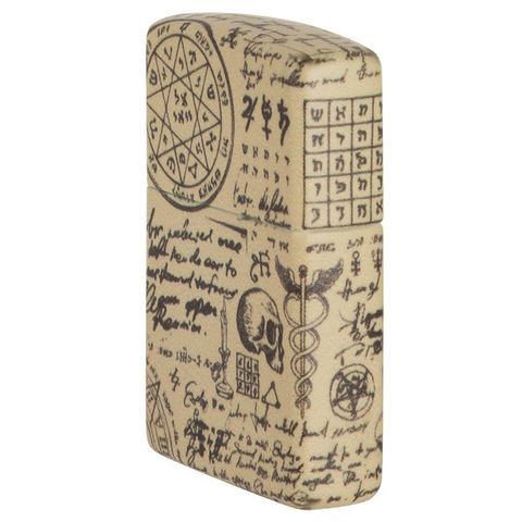 Bật Lửa Zippo 49803 Alchemy Design - Bật Lửa Chống Gió Đồng Thau Nguyên Khối, Thiết Kế Giả Kim Thuật Sang Trọng, Quà Tặng Độc Đáo