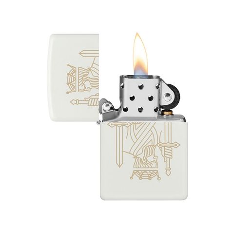 Bật Lửa Zippo 49847 Thiết Kế Vua Nữ Hoàng - Sang Trọng Từ Đồng Thau - Quà Tặng Đặc Biệt Cho Fan Zippo