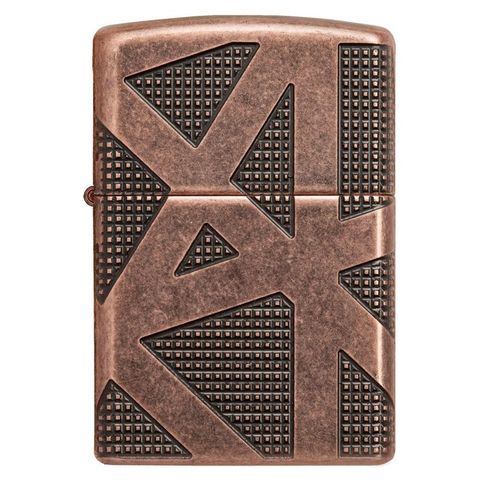 Bật Lửa Zippo Armor Geometric 360 Design 49036 Cao Cấp - Ngọn Lửa Ổn Định, Thiết Kế Trừu Tượng Độc Đáo, Quà Tặng Cho Người Yêu Thích
