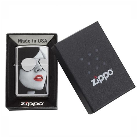 Bật Lửa Zippo BS Sunglasses 28274 - Bật Lửa Đồng Thau Chính Hãng, Chống Gió, Phong Cách Thể Thao, Quà Tặng Độc Đáo
