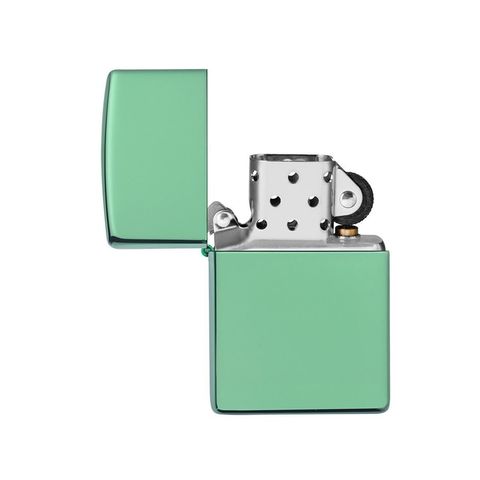 Bật Lửa Zippo Classic 28129 High Polish Green - Bật Lửa Chống Gió, Đồng Thau, Thiết Kế Sang Trọng, Quà Tặng Thú Vị