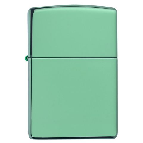 Bật Lửa Zippo Classic 28129 High Polish Green - Bật Lửa Chống Gió, Đồng Thau, Thiết Kế Sang Trọng, Quà Tặng Thú Vị