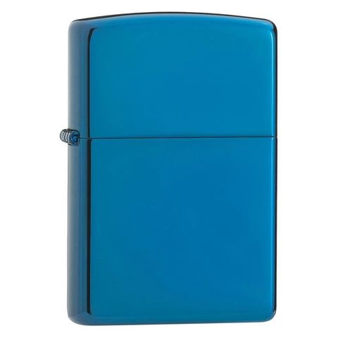 Bật Lửa Zippo Classic High Polish Blue 20446 - Bật Lửa Mạ Chrome Xanh Sapphire Sang Trọng, Thiết Kế Tinh Tế, Quà Tặng Độc Đáo