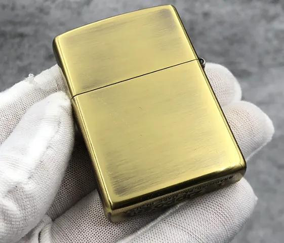 Bật Lửa Zippo Floral Design ZA-2-23B - Mạ Vàng Cao Cấp, Thiết Kế Hoa Văn Sang Trọng, Dùng Lại Trọn Đời, Quà Tặng Đặc Biệt