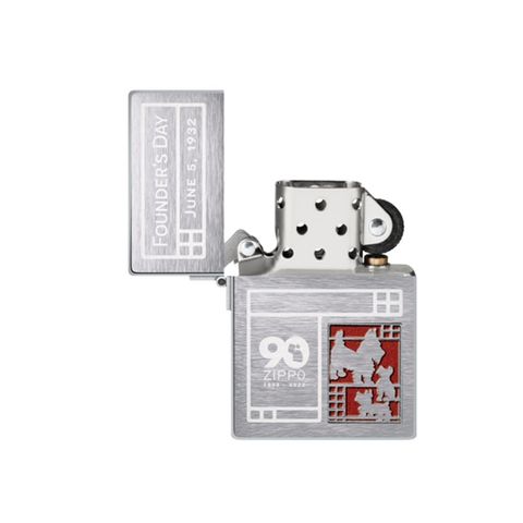Bật Lửa Zippo Founder’s Day 2022 Limited 48167 - Bằng Đồng Thau Nguyên Khối, Khắc MultiCut 360 Độ, Quà Tặng Người Sưu Tầm