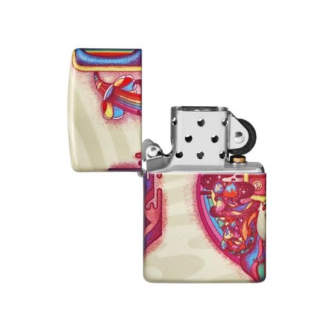 Bật Lửa Zippo Trippy Design 49435 - Bật Lửa Thời Trang, Dễ Dùng với Thiết Kế Màu Sắc Nổi Bật, Tái Sử Dụng, Quà Tặng Độc Đáo