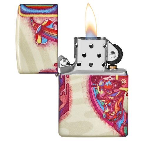Bật Lửa Zippo Trippy Design 49435 - Bật Lửa Thời Trang, Dễ Dùng với Thiết Kế Màu Sắc Nổi Bật, Tái Sử Dụng, Quà Tặng Độc Đáo