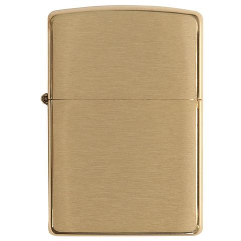 Bật Lửa Zippo Vỏ Đồng Vàng Classic Brushed Brass 204B - Quà Tặng Sang Trọng Cho Các Fan Hâm Mộ Zippo