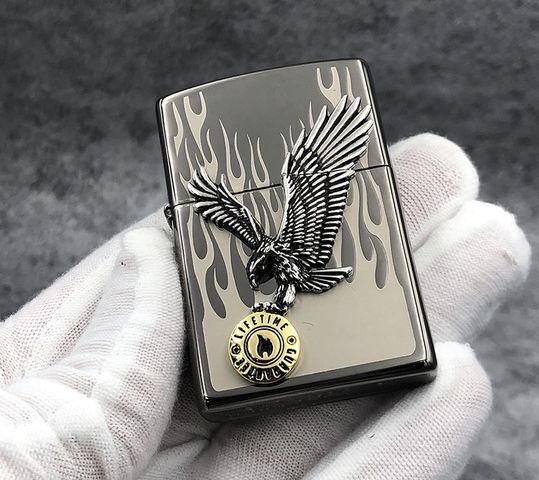 Bật Lửa Zippo ZA-1-79B Đại Bàng - Họa Tiết Nổi Đẳng Cấp, Chất Liệu Đồng Thau, Bảo Hành Trọn Đời, Quà Tặng Sang Trọng