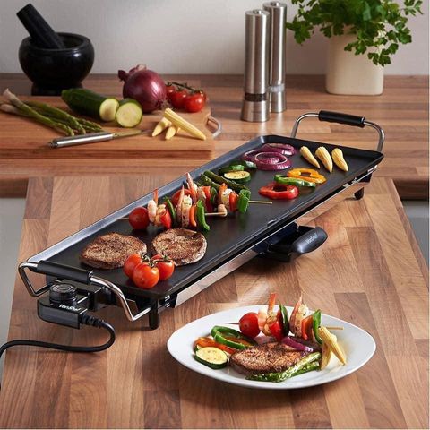 Bếp Nướng Điện Teppanyaki Vonshef Size XXL - Công Suất 2000W, Bề Mặt Chống Dính, Lý Tưởng Cho Buổi Tiệc Gia Đình