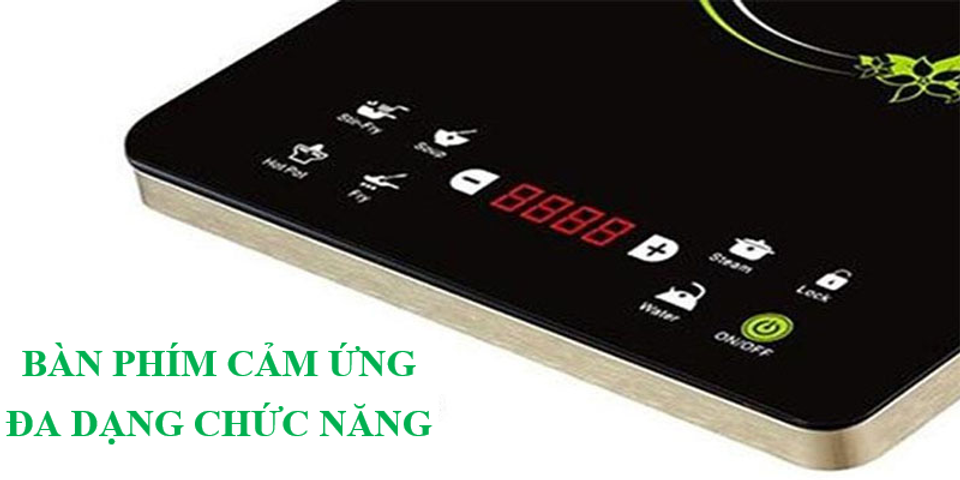 Bếp Từ Đơn Benny BI-2200/19 - 7 Chức Năng Nấu Ăn Hiện Đại 2200W, Bảng Điều Khiển Cảm Ứng, Thiết Kế Nhỏ Gọn và Tiện Dụng