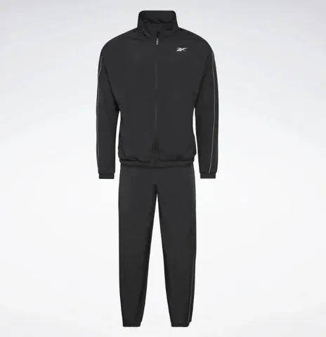 Bộ quần áo gió nam Reebok Workout Ready Tracksuit H46636 màu đen