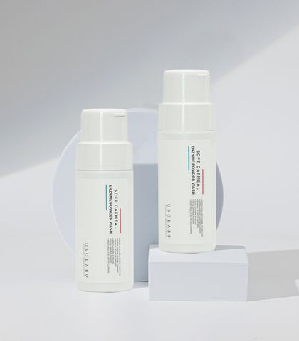 Bọt Sữa Rửa Mặt Tẩy Da Chết Usolab Soft Oatmetal Enzyme Powder - Chiết Xuất Yến Mạch, Làm Sạch Da Nhạy Cảm, Phục Hồi Độ Ẩm 90g