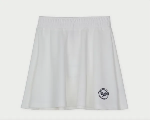 Chân váy Whoau Tennis Flare Skirt WHWMC3791F màu trắng