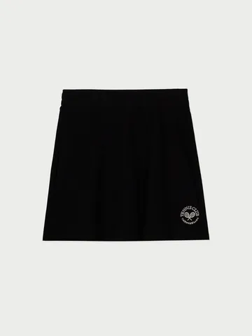 Chân váy Whoau Tennis Flare Skirt WHWMC3791F màu đen