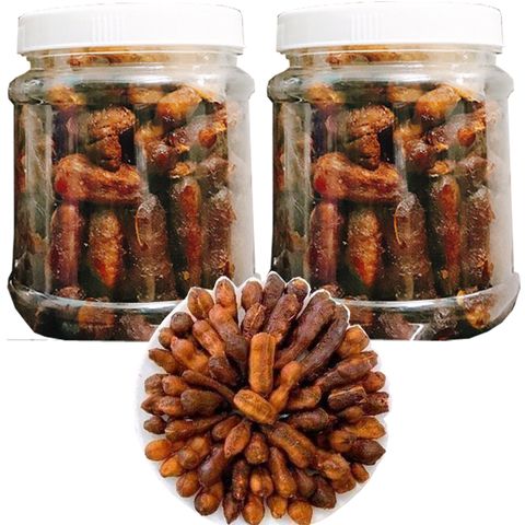 Combo 2 Hộp Me Lào Vị Chua Ngọt - Đặc Sản Ăn Vặt Ngon Khó Cưỡng, Chấm Muối Ớt Tôm Hấp Dẫn