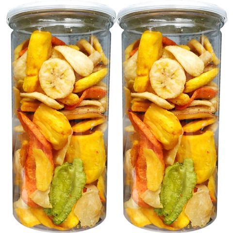 Combo 2 Hộp Trái Cây Sấy Khô Thập Cẩm Nguyên Cánh SK FOOD - Món Ăn Vặt Ngon Miệng, Đạt Chuẩn Vệ Sinh Thực Phẩm