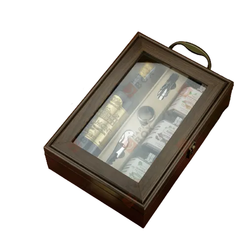 Hộp quà tết bằng gỗ Happybox Tân Niên Vạn Phúc HPH020