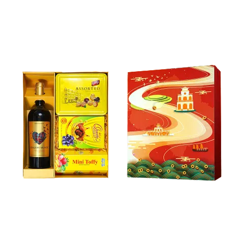 Hộp quà Tết giá rẻ Cao Minh Phú Quý 1 gồm 4 sản phẩm