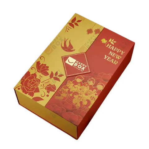Hộp quà Tết cao cấp Happybox Xuân Sum Vầy HPH049 - Chivas, trà, Chocolate