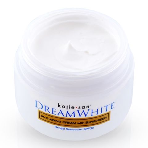 Kem Dưỡng Da Kojie San Dream White - Kem Trẻ Hóa Da Chống Nắng SPF30, Dưỡng Ẩm và Làm Trắng Da Cho Phụ Nữ Trên 30 Tuổi