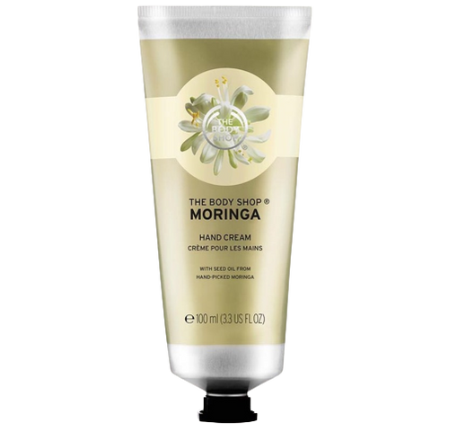 Kem Dưỡng Tay The Body Shop Moringa Hand Cream - Giúp Làm Mềm và Bảo Vệ Da Tay, Thẩm Thấu Nhanh, Hương Hoa Chùm Ngây 100ml