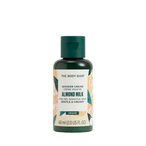 Kem Tắm Dưỡng Ẩm The Body Shop Almond Milk Shower Cream - Sữa Tắm Hạnh Nhân Tự Nhiên, Phù Hợp Với Da Khô, Nhạy Cảm, Giúp Da Mềm Mại, Ngậm Nước