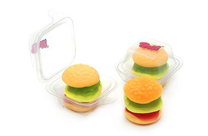 Kẹo Dẻo Trolli Mini Burger - Hương Vị Bánh Hamburger Nhỏ Gọn, Ngon Miệng, Thích Hợp Làm Đồ Ăn Vặt Di Động