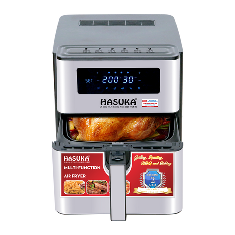 Nồi Chiên Không Dầu Hasuka HSK-399 8L - Công Nghệ Chiên Lưu Thông Không Khí 360 Độ, An Toàn, Tiện Lợi, Giảm 85% Chất Béo