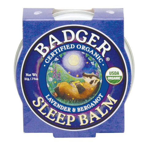 Sáp Dầu Bôi Ngủ Ngon Badger Sleep Balm Hữu Cơ Cho Trẻ Em & Người Lớn - Hỗ Trợ Thư Giãn & Ngủ Ngon Tự Nhiên