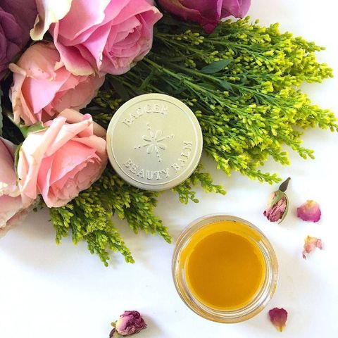 Sáp Dưỡng Ẩm Hoa Hồng Hữu Cơ Badger Rose Damascus Beauty Balm - Giải Pháp Dưỡng Ẩm Cho Da Khô, Kết Cấu Nhẹ Nhàng, 100% Thành Phần Tự Nhiên