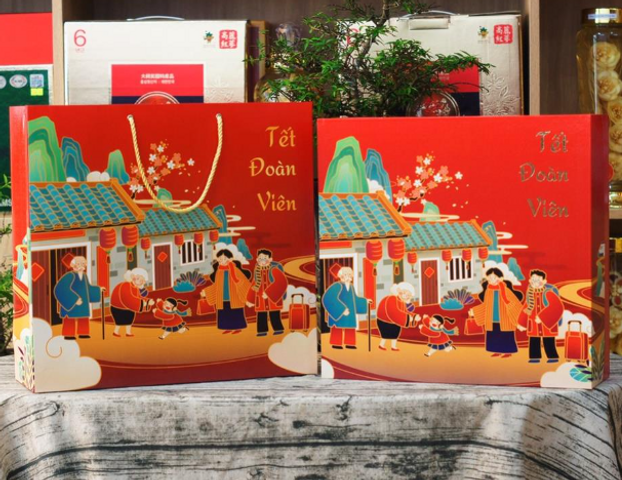 Set Quà Tết Sức Khỏe PS44-4800 - Món Quà Ý Nghĩa Gồm Thực Phẩm Bổ Dưỡng Cho Sức Khỏe, Quà Tặng Tết Đặc Biệt