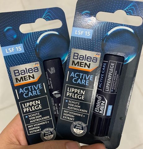 Son Dưỡng Chống Nắng Môi Balea Men SPF15 - Dưỡng Ẩm, Ngăn Khô Nứt, Vitamin E Cho Nam