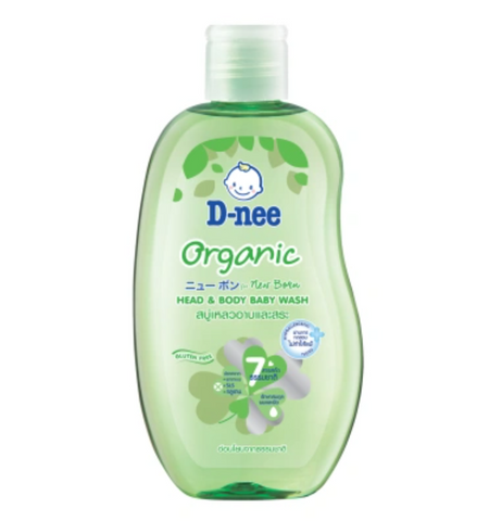 Sữa tắm gội toàn thân Dnee dịu nhẹ cho bé 800ml - Chiết xuất thiên nhiên, không Paraben, an toàn và thơm mát